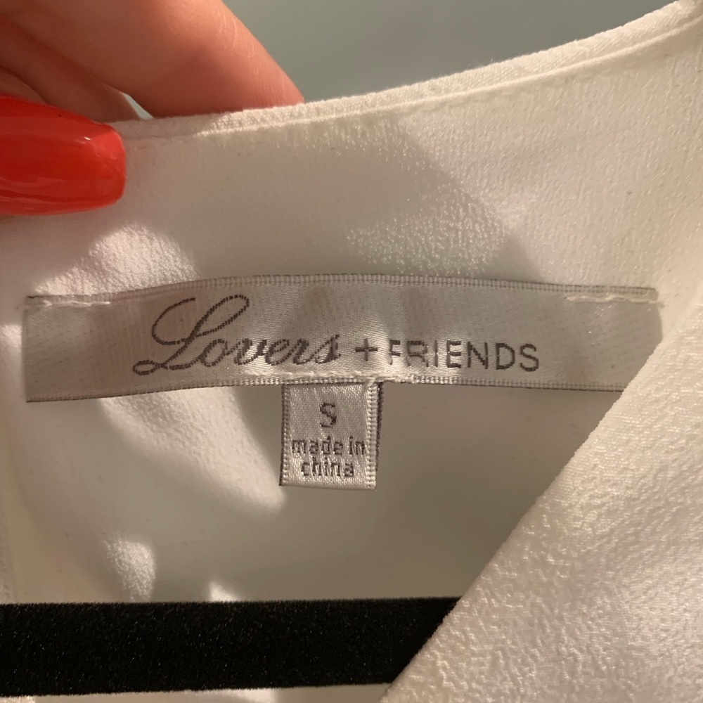 Lovers + friends white lace midi dress - Picture 4 of 6
